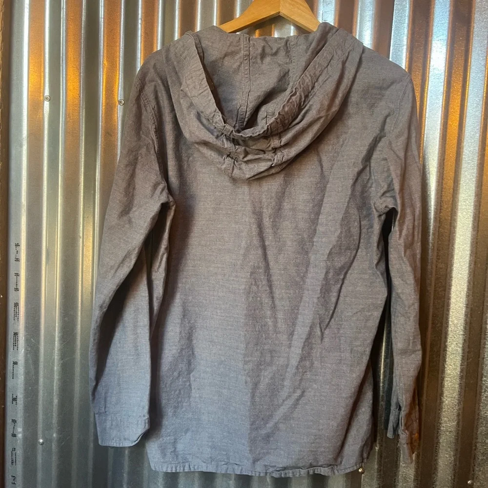 J. Crew cotton Shirt with Hood